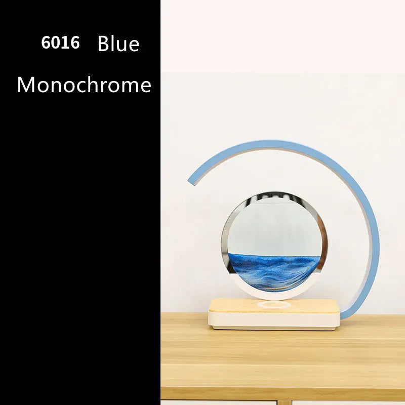 Creative Lamp Decompression Cure Bedroom Quicksand Painting Hourglass Pendant 3D Night LED Light - Bellarte Enchanté Creative Lamp Decompression Cure Bedroom Quicksand Painting Hourglass Pendant 3D Night LED Light